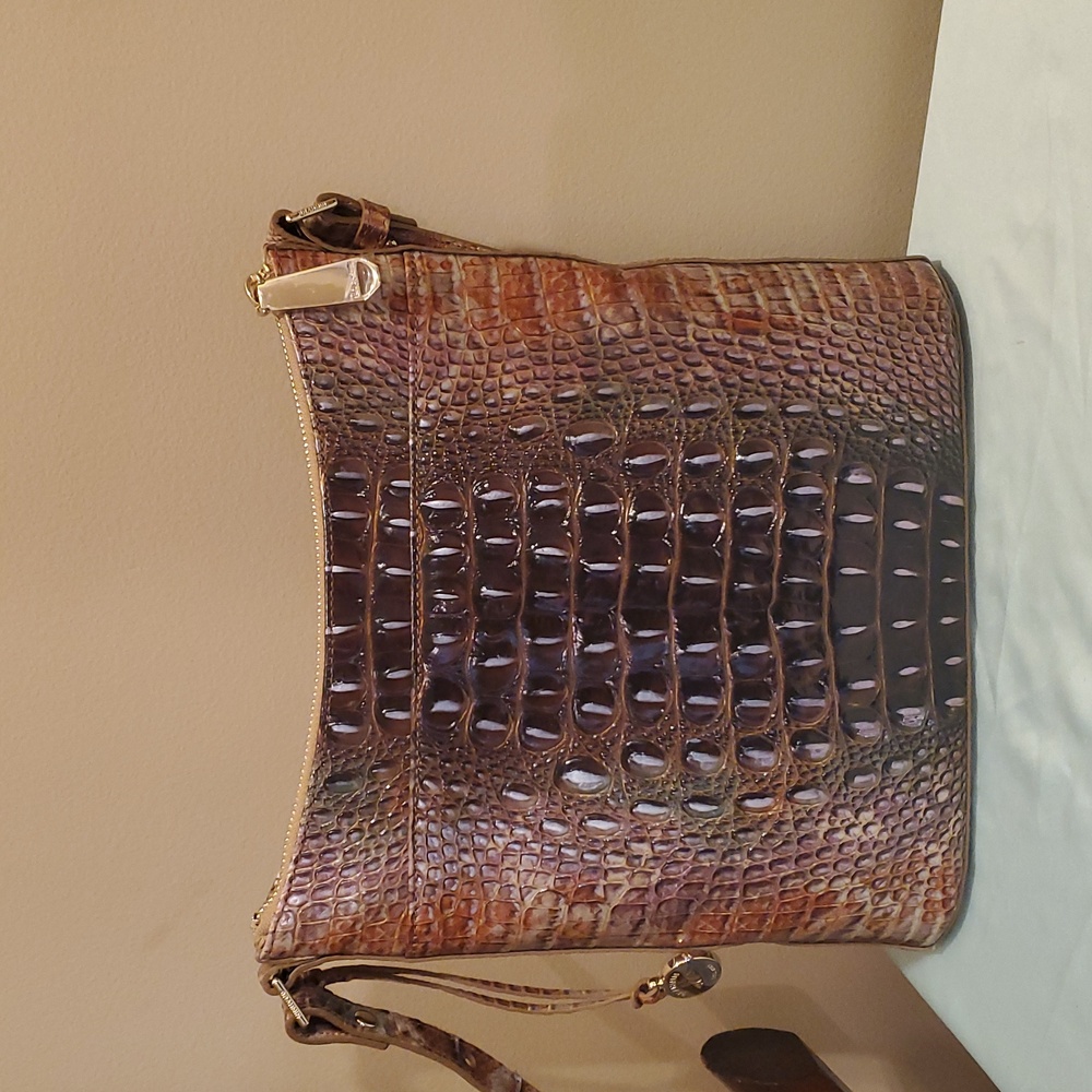 Brahmin Katie Truffle Python Melbourne.Brown/ Tan… - image 2